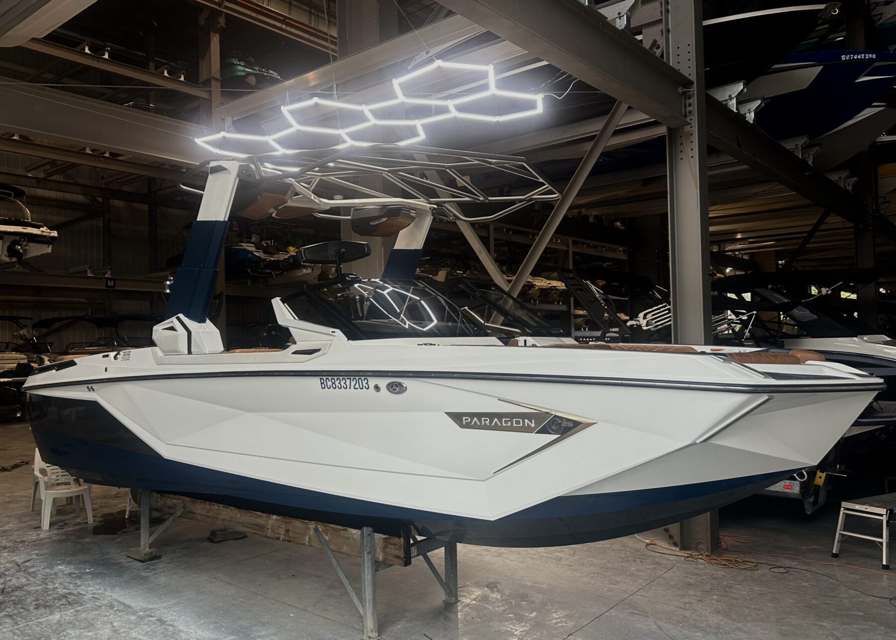 Okanagan Marine Guys boat polishing Kelowna