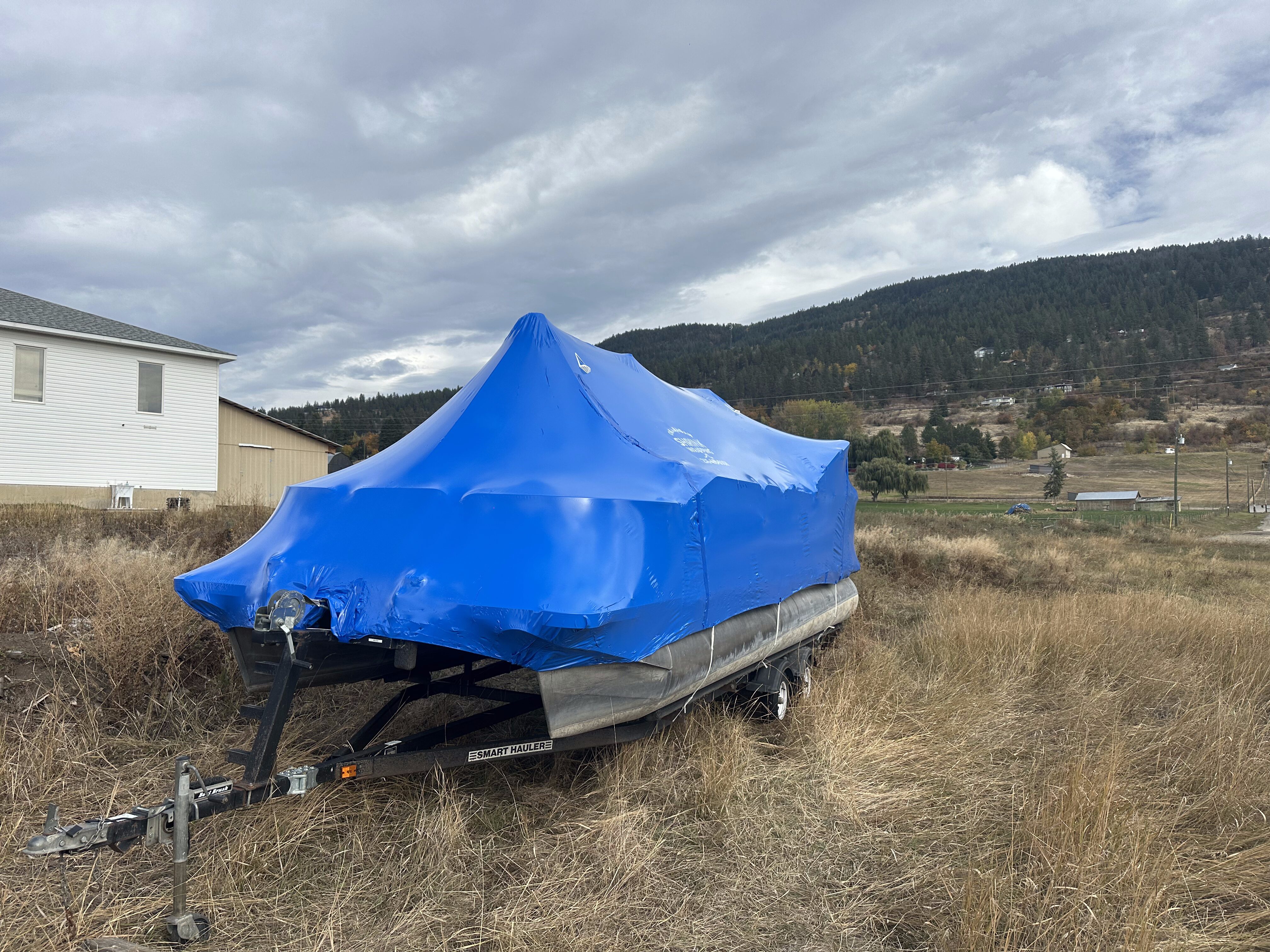 Boat shrink wrapping Kelowna Okanagan Marine Guys