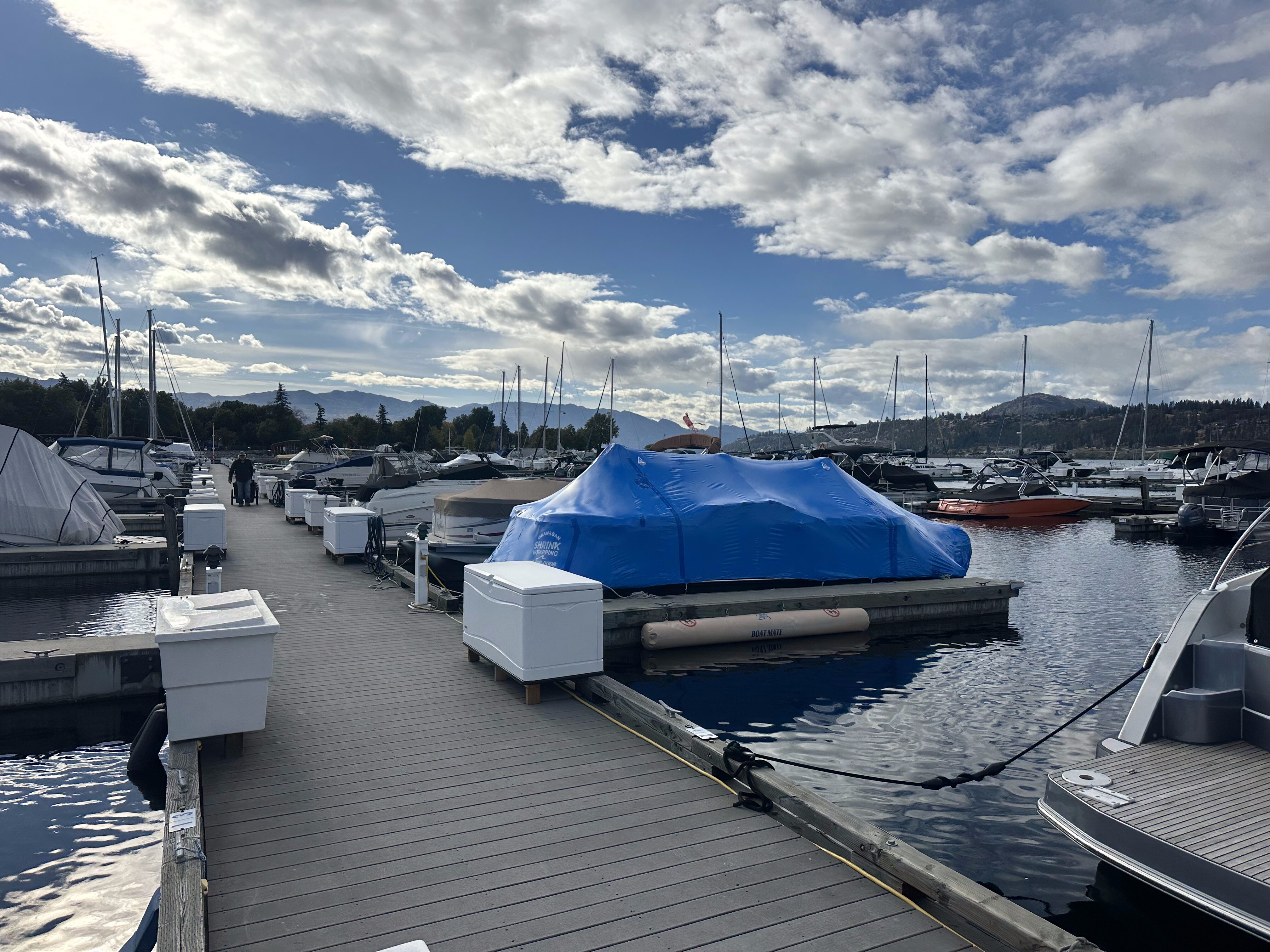 Boat shrink wrap Okanagan