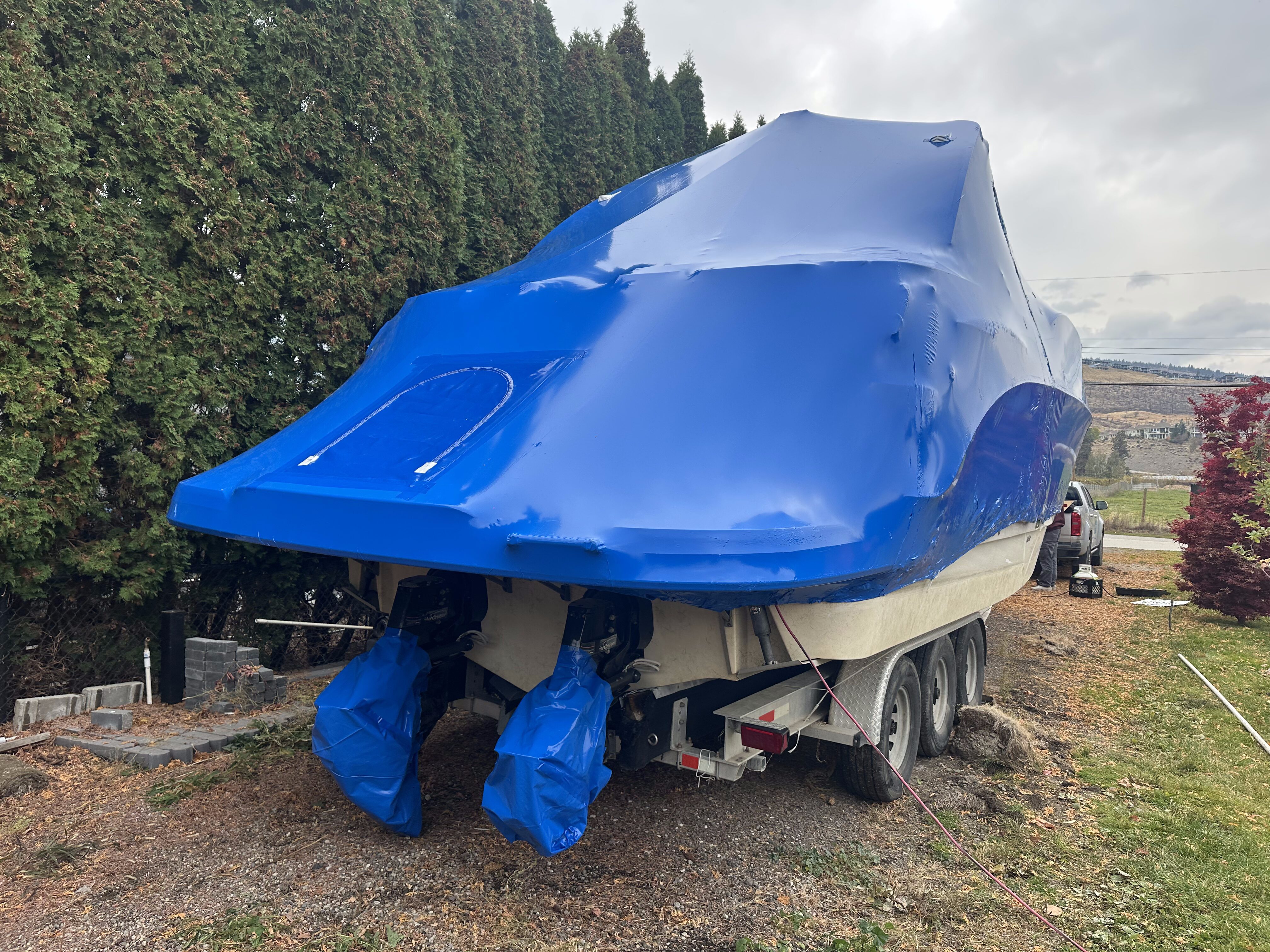Professional boat wrapping Kelowna